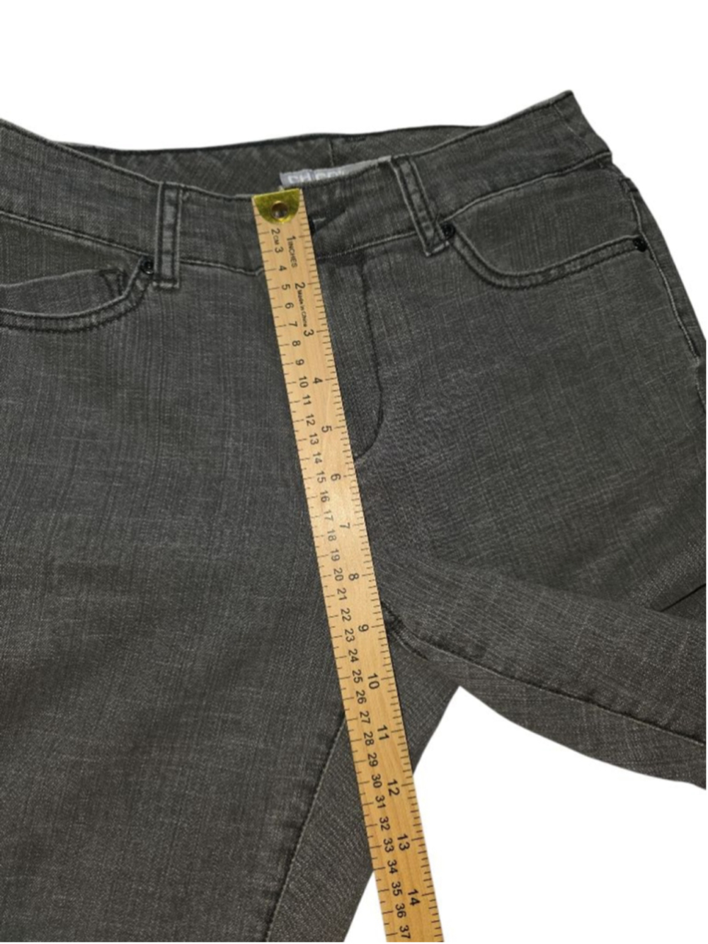 Women's Chico's Gray Boot Cut Jeans Size 00 #52 - Picture 10 of 11